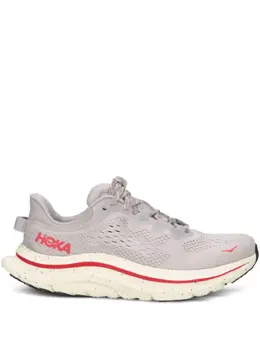 HOKA: Бежевые кроссовки 