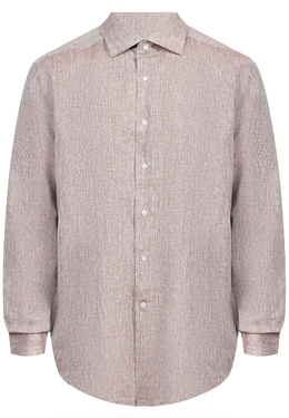 CORNELIANI: Бежевая рубашка 