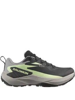 Salomon: Чёрные кроссовки 