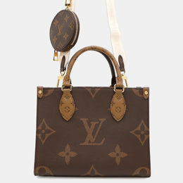 Louis Vuitton: Коричневая сумка-шоппер 
