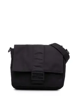 Fendi Pre-Owned: Чёрная сумка через плечо 