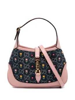 Gucci Pre-Owned: Сумка через плечо с растительным принтом 