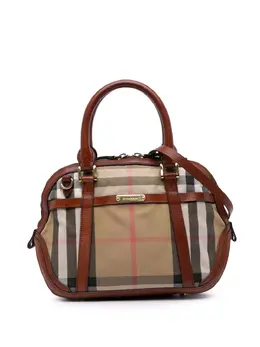 Burberry Pre-Owned: Коричневая сумка 