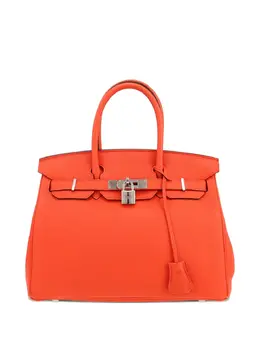Hermès Pre-Owned: Оранжевая сумка на руку 