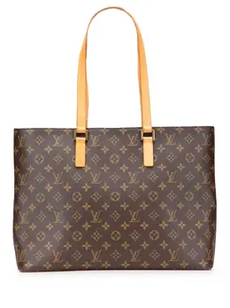 Louis Vuitton Pre-Owned: Коричневая сумка-шоппер 