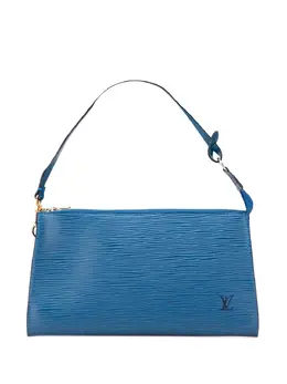 Louis Vuitton Pre-Owned: Голубая сумка 