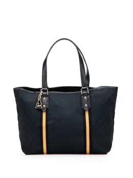 Gucci Pre-Owned: Чёрная сумка-шоппер 