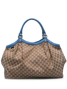 Gucci Pre-Owned: Коричневая сумка-шоппер 
