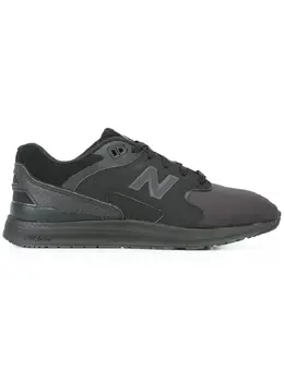 New Balance: Чёрные кроссовки 