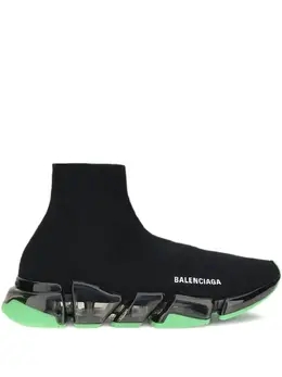 Balenciaga: Чёрные кроссовки 