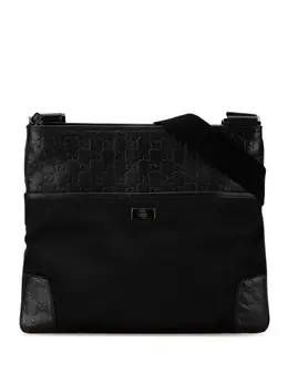 Gucci Pre-Owned: Чёрная сумка через плечо 