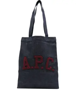 A.P.C.: Голубая сумка-шоппер 