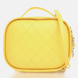 Chanel: Жёлтая сумка 