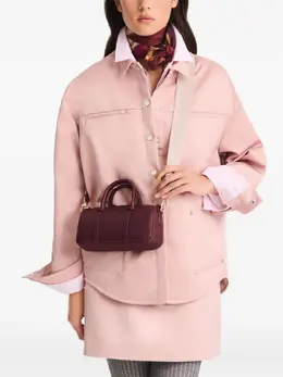 Longchamp: Красная сумка-шоппер 
