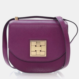 Hermes: Фиолетовая сумка 