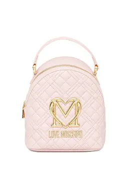 Love Moschino: Розовый рюкзак 