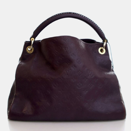 Louis Vuitton: Фиолетовая сумка 