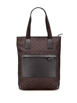 Gucci Pre-Owned: Коричневая сумка-шоппер 