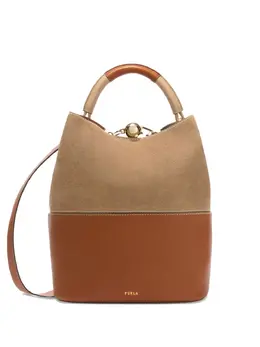 Furla: Коричневая сумка 
