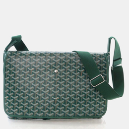 Goyard: Зелёная сумка-шоппер 