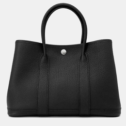 Hermes: Чёрная сумка-шоппер 