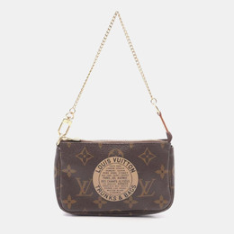 Louis Vuitton: Коричневая сумка через плечо  Pochette Accessoires