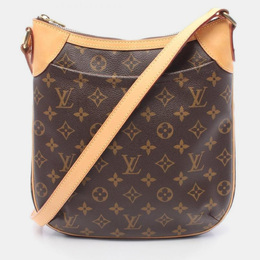 Louis Vuitton: Коричневая сумка через плечо 