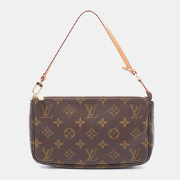 Louis Vuitton: Коричневая сумка  Pochette Accessoires