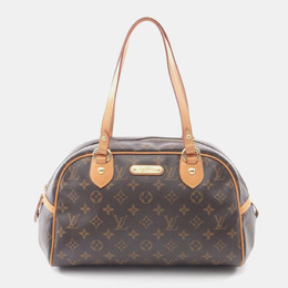 Louis Vuitton: Коричневая сумка 