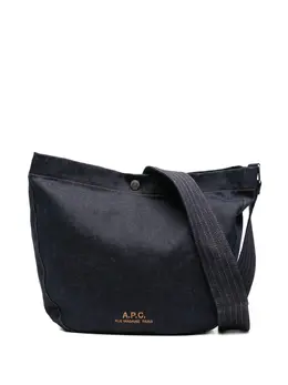 A.P.C.: Голубая сумка через плечо 