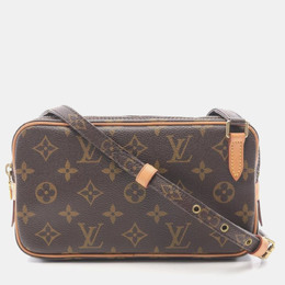 Louis Vuitton: Коричневая сумка 
