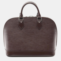 Louis Vuitton: Коричневая сумка на руку  Épi