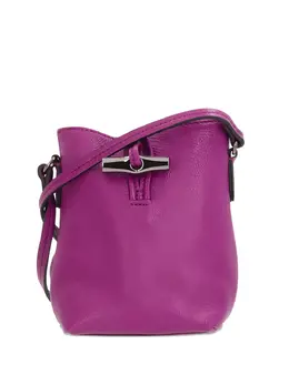 Longchamp: Фиолетовая сумка  Roseau