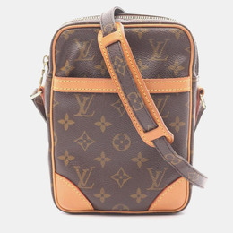 Louis Vuitton: Светлая сумка через плечо 