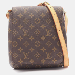 Louis Vuitton: Коричневая сумка  Musette