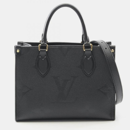 Louis Vuitton: Чёрная сумка-шоппер 