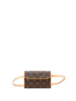 Louis Vuitton Pre-Owned: Коричневая поясная сумка 