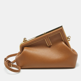 Fendi: Коричневая сумка  First