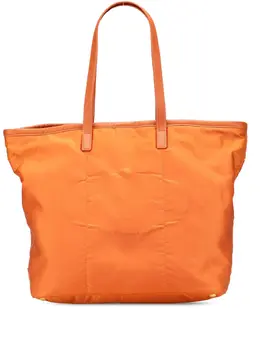 Prada Pre-Owned: Оранжевая сумка-шоппер 