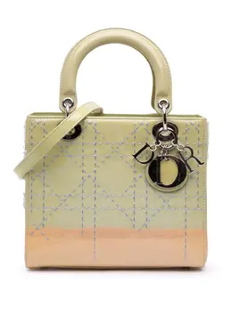 Christian Dior Pre-Owned: Зелёная сумка 