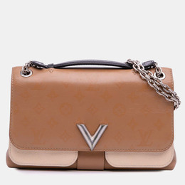 Louis Vuitton: Коричневая сумка 