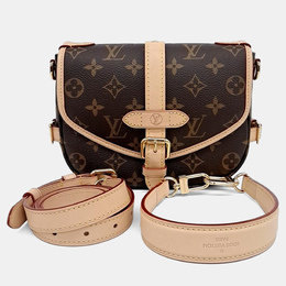 Louis Vuitton: Коричневая сумка 