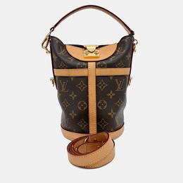 Louis Vuitton: Коричневая спортивная сумка 