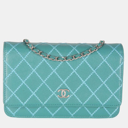 Chanel: Голубой кошелёк 