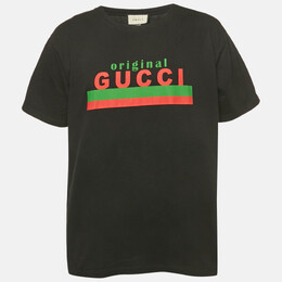 Gucci: Чёрная футболка 