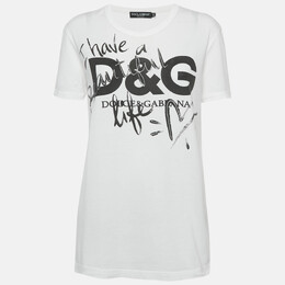 Dolce & Gabbana: Белая футболка  T
