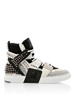 Philipp Plein: Белые кроссовки 
