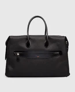 Santoni: Чёрная дорожная сумка 
