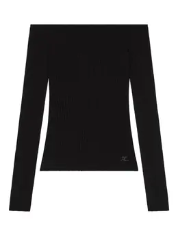 Courrèges: Топ с открытыми плечами 
