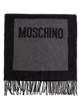 Moschino: Шарф с принтом 